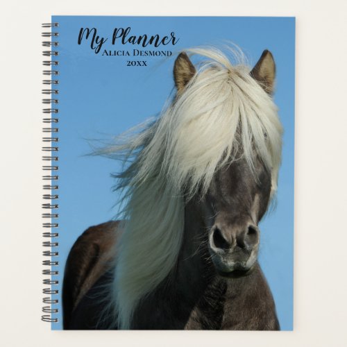 Beautiful Shetland Pony Planner