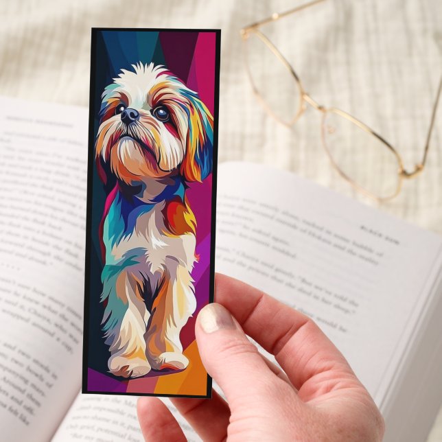 Beautiful Shih-Tzu Dog Bookmarks (Hand)