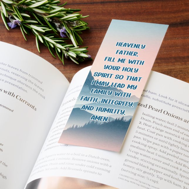 Beautiful Short Prayer For Dad's/Bible Verse  Bookmarks (Book)