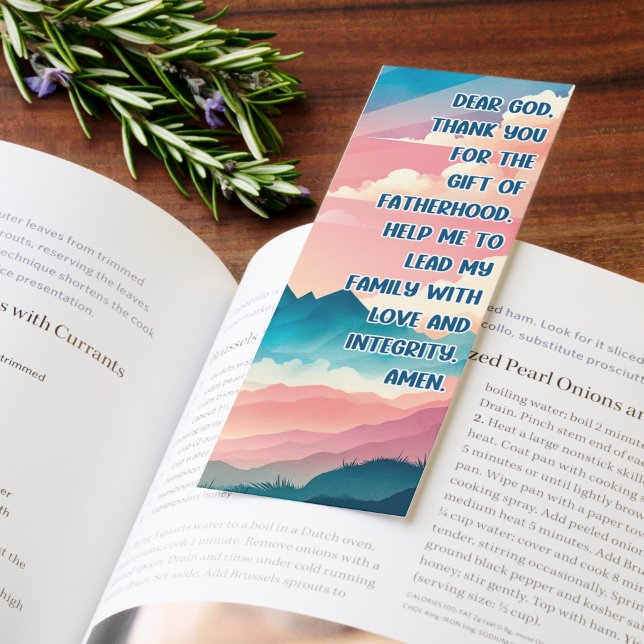 Beautiful Short Prayer For Dad's/Bible Verse  Bookmarks (Book)