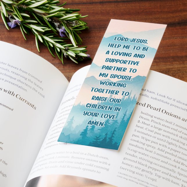 Beautiful Short Prayer For Dad's/Bible Verse  Bookmarks (Book)
