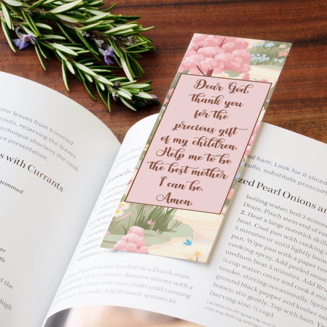 Beautiful Short Prayer For Mom's/Bible Verse  Bookmarks (Book)