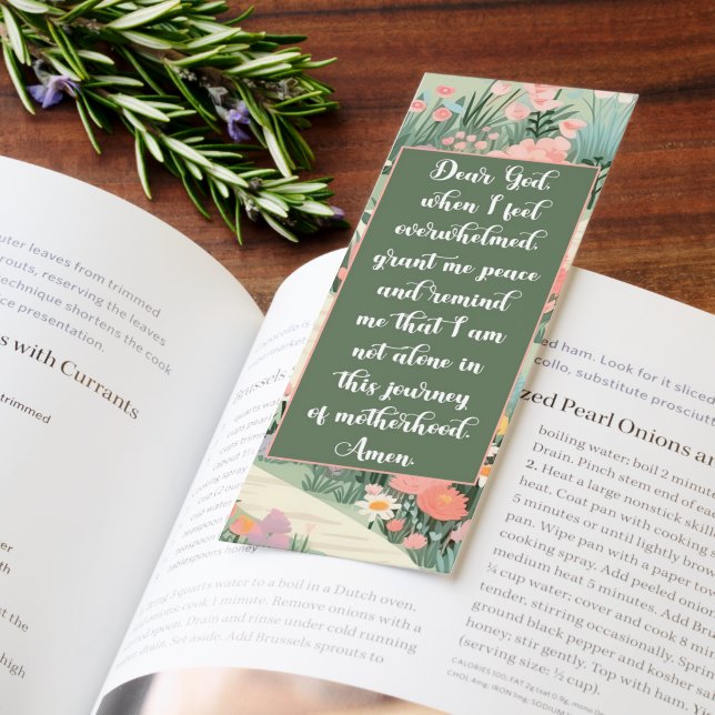 Beautiful Short Prayer For Mom's/Bible Verse  Bookmarks (Book)