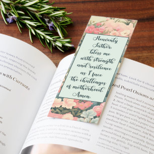 Beautiful Short Prayer For Mom's/Bible Verse  Bookmarks