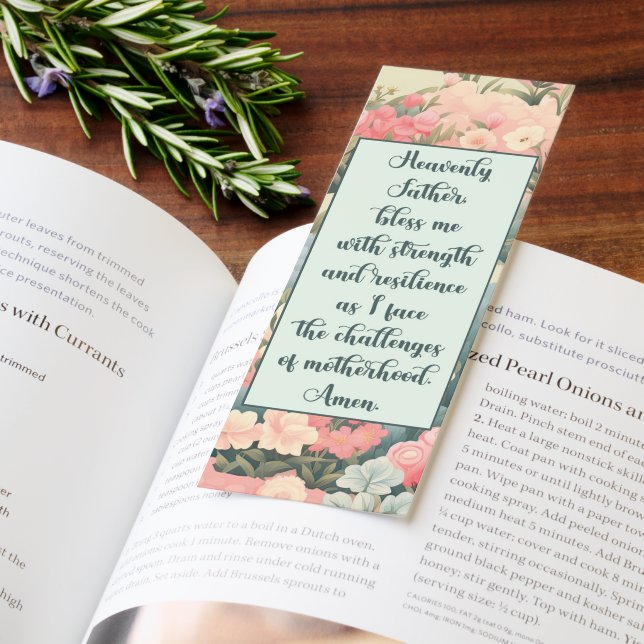 Beautiful Short Prayer For Mom's/Bible Verse  Bookmarks (Book)