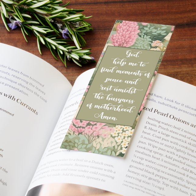Beautiful Short Prayer For Mom's/Bible Verse  Bookmarks (Book)