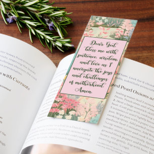 Beautiful Short Prayer For Mom's/Bible Verse Bookmarks
