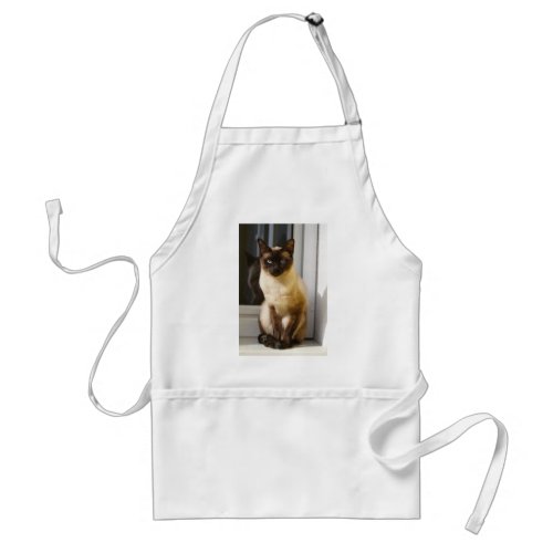 Beautiful Siamese Cat Adult Apron