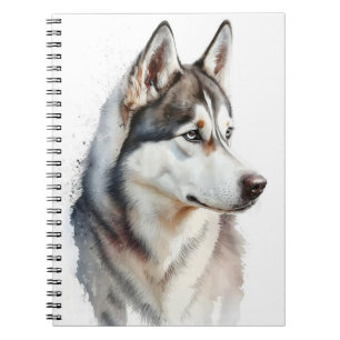 BEAUTIFUL SIBERIAN HUSKY DOG NOTEBOOK
