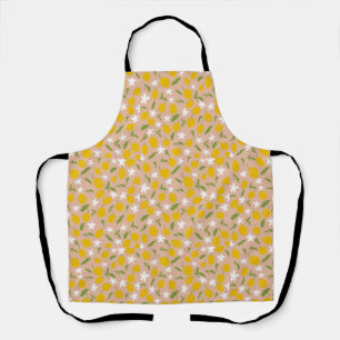 Beautiful Sicilian Lemon Kitchen Apron