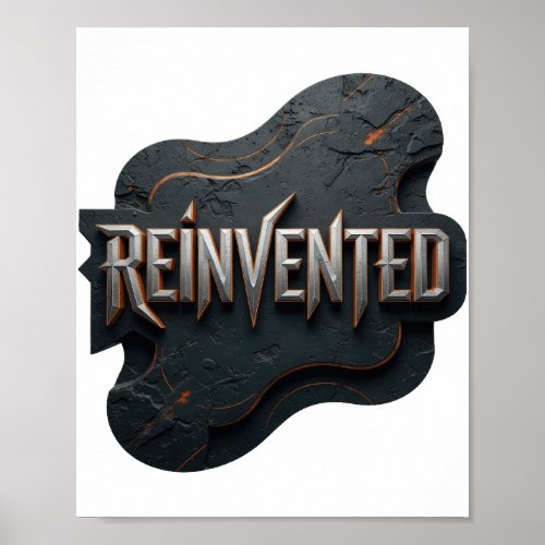 Beautiful Silver REINVENTED Print