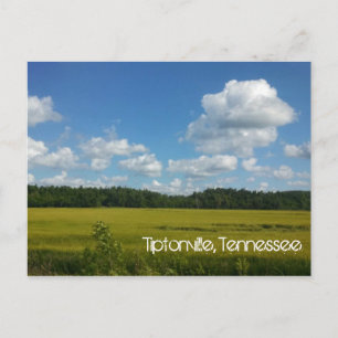 Beautiful Skies Over Tiptonville Postcard