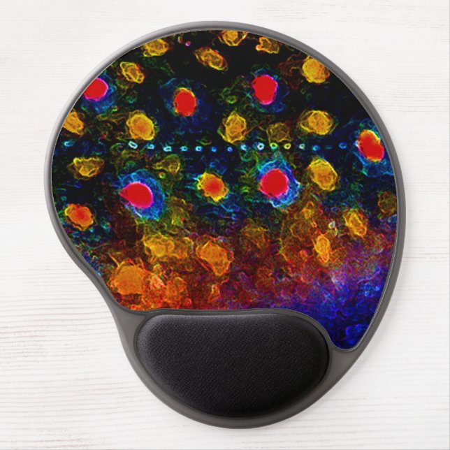 Beautiful Skin, Brook Trout Gel Mouse Pad (Front)