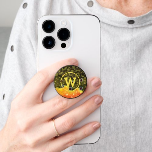 Beautiful Skin of the Brook Trout, Fly Fishing PopSocket