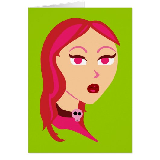 Beautiful Skull Girl (Front)