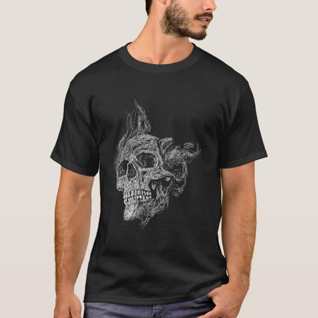 Beautiful Skull Skull Wacken T-Shirt (Front)