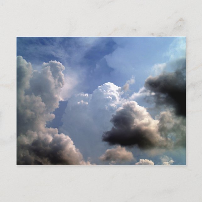 beautiful sky  and  cloud postcard (Front)