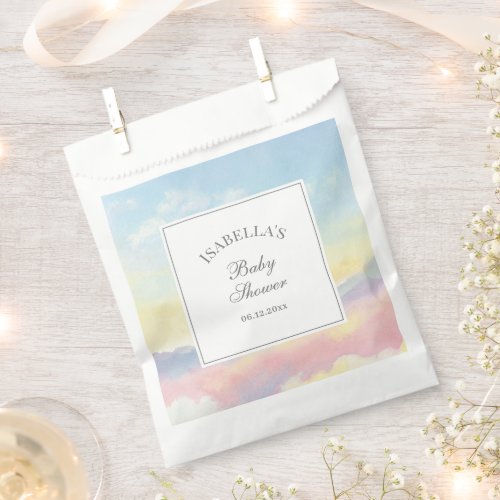 Beautiful Sky and Clouds Cloud Nine Baby Shower Favor Bag