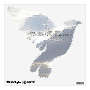 Beautiful Sky Decal of Dove
