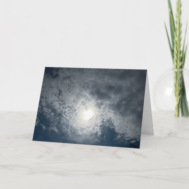 Beautiful Sky Folded Greeting Card (Front)