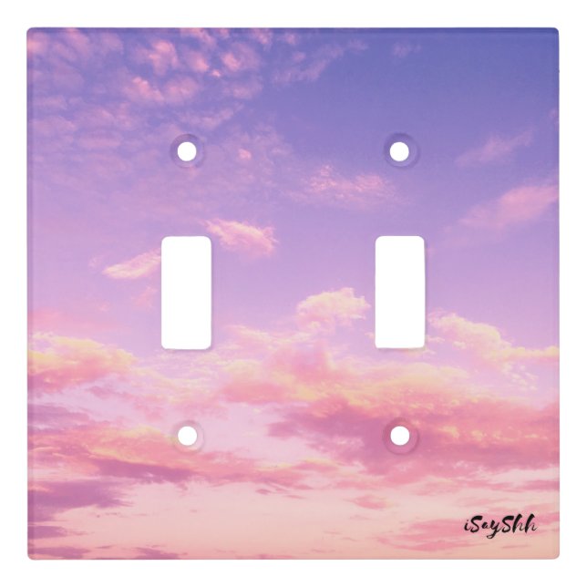 Beautiful sky light switch cover (Front)