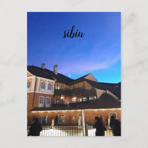 Beautiful Sky Sibiu Holiday Postcard