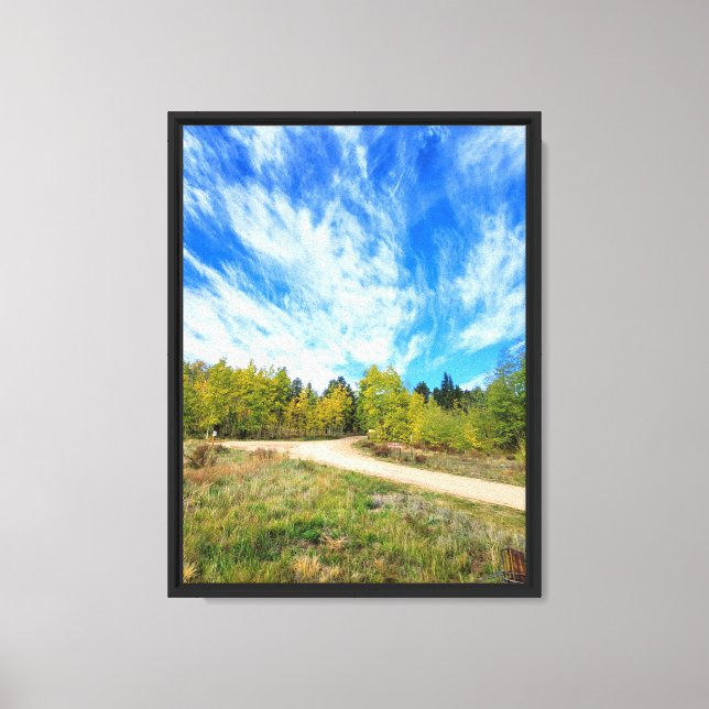 Beautiful Sky Stretched Canvas Print (Front)