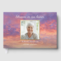 Beautiful Sky Sunset Funeral Memorial Photo 