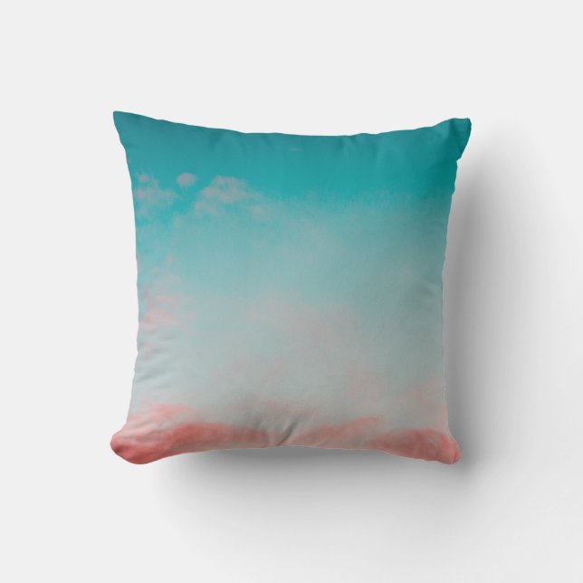 Beautiful sky throw pillow (Front)