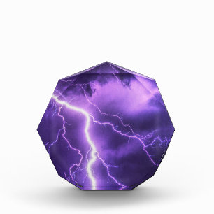 beautiful sky, thunder acrylic award