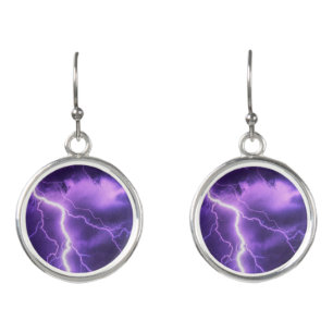 beautiful sky, thunder earrings