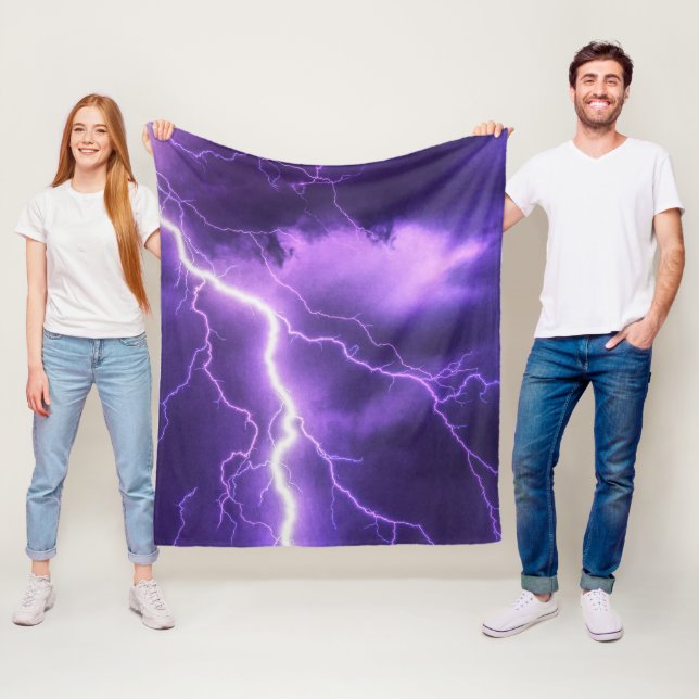 beautiful sky, thunder fleece blanket (In Situ)