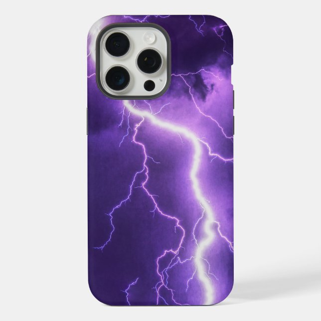 beautiful sky, thunder iphone case (Back)