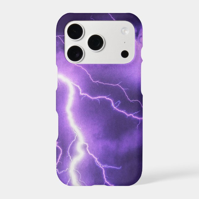 beautiful sky, thunder iphone case (Back)