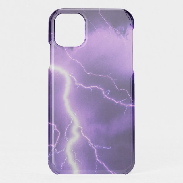 beautiful sky, thunder uncommon iPhone case (Back)