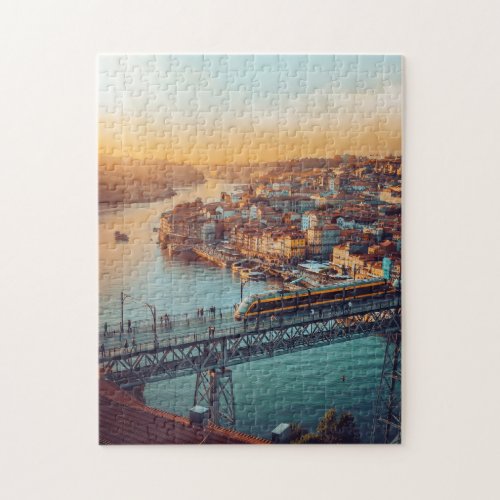 Beautiful Skyline View of Porto Portugal Jigsaw Puzzle