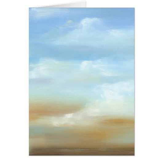 Beautiful Skyscape with Fluffy Clouds Cards (Front)