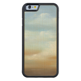 Beautiful Skyscape with Fluffy Clouds Carved Maple iPhone 6 Bumper Case