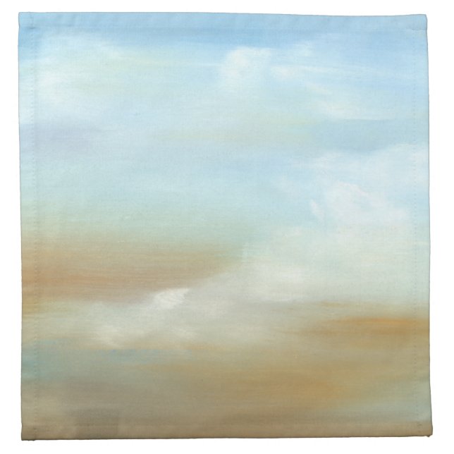 Beautiful Skyscape with Fluffy Clouds Cloth Napkin (Front)