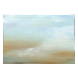 Beautiful Skyscape with Fluffy Clouds Cloth Placemat