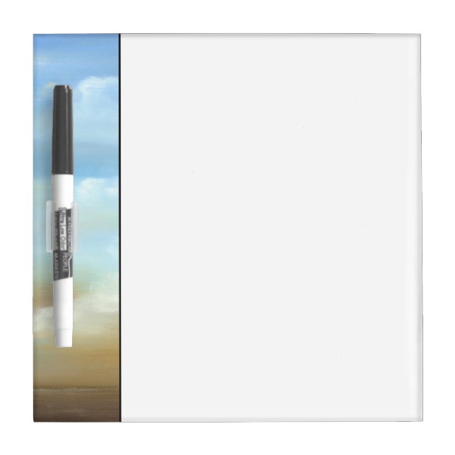 Beautiful Skyscape with Fluffy Clouds Dry-Erase Board (Front)