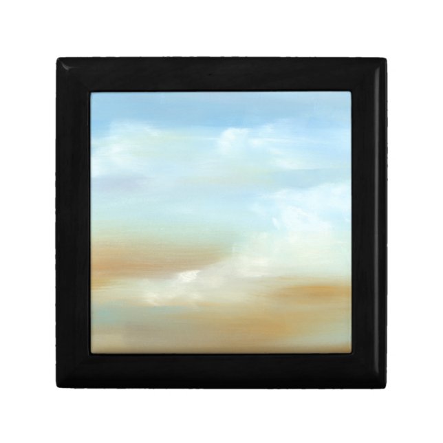 Beautiful Skyscape with Fluffy Clouds Gift Box (Front)