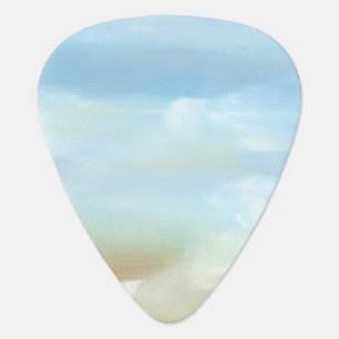 Beautiful Skyscape with Fluffy Clouds Guitar Pick