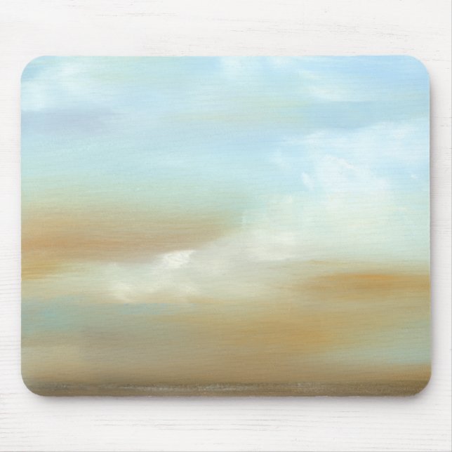 Beautiful Skyscape with Fluffy Clouds Mouse Pad (Front)