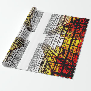 Beautiful Skyscraper of Urban City Wrapping Paper