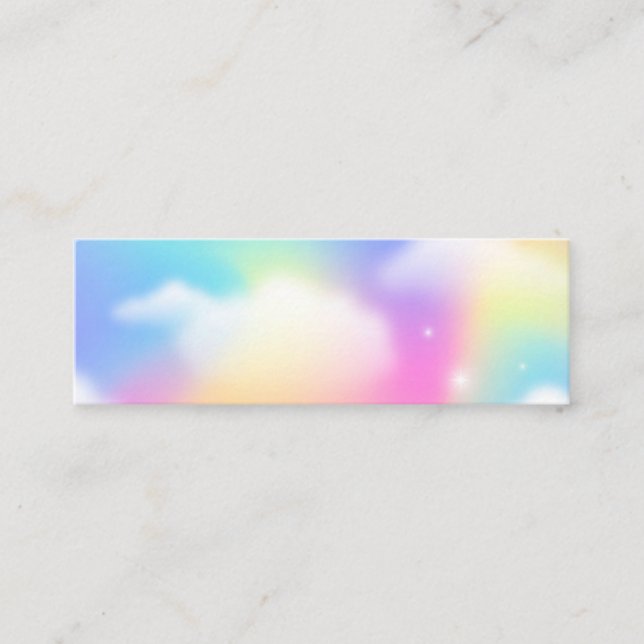 Beautiful slogan "Will power of girl" Throw Pillow Mini Business Card (Front)