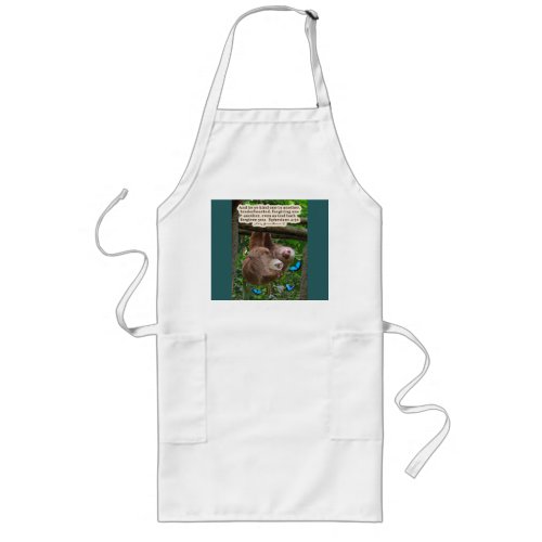 Beautiful Sloth Scripture Ephesians 432 Long Apron