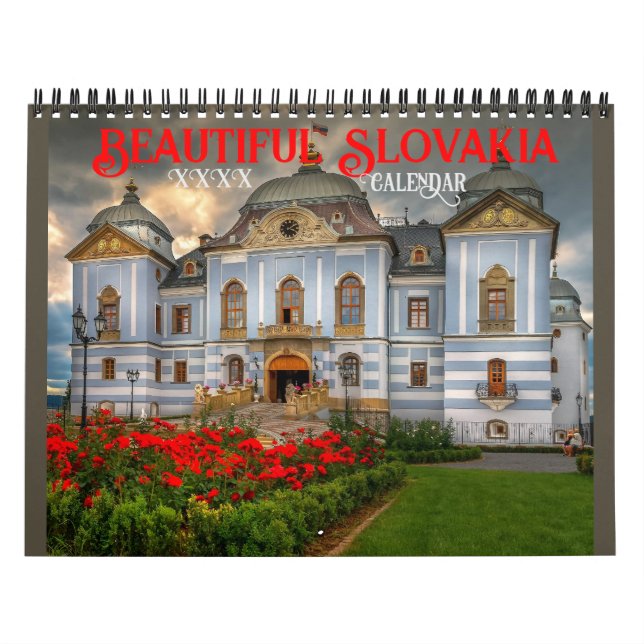 Beautiful Slovakia Europe Calendar (Cover)