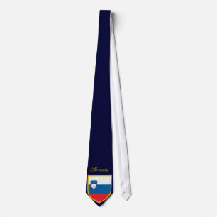 Beautiful Slovenia Flag Tie
