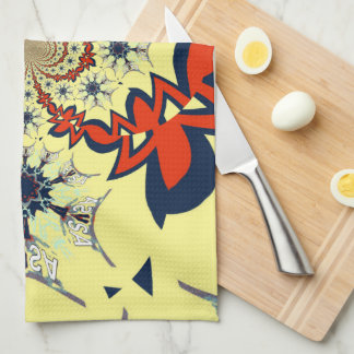 Beautiful Smart Colorful Floral Pattern Design Art Kitchen Towel